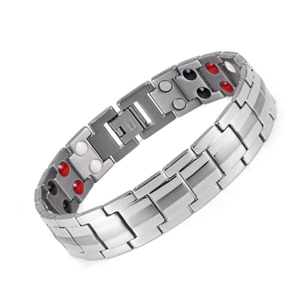 Pulseira / Bracelete Magnético feita em aço titânio – Elegance Magnetic