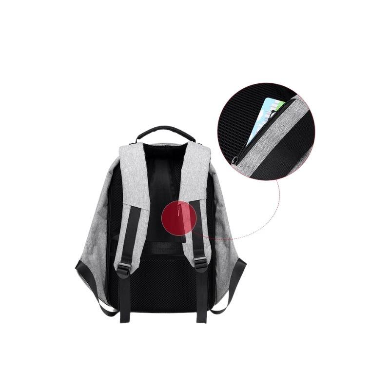 Mochila Antifurto Impermeável com Conector USB