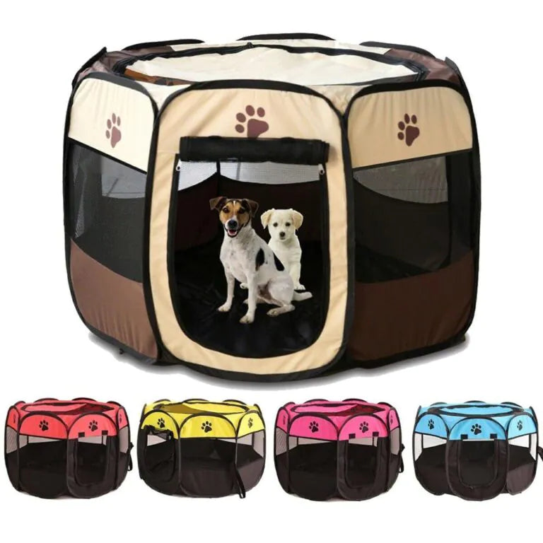 Tenda/Cercadinho Para Animais Portátil Dobrável