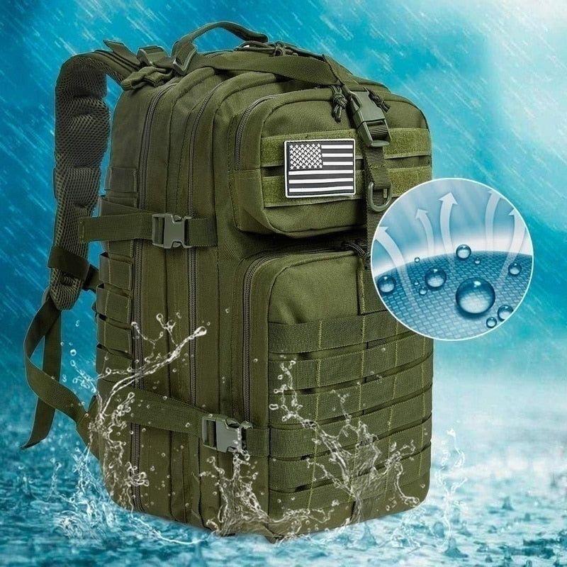 Mochila Tática Militar Impermeável Reforçada Grande 50litros