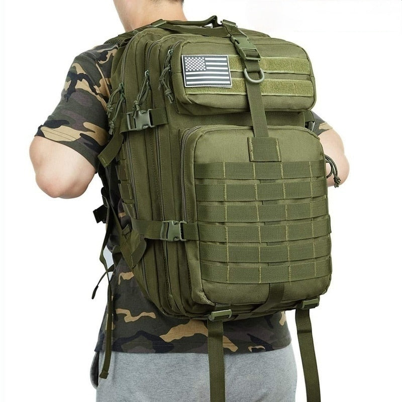 Mochila Tática Militar Impermeável Reforçada Grande 50litros