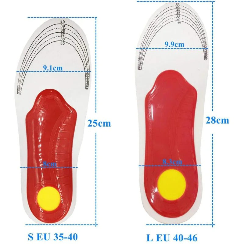 Palmilhas Ortopédicas Premium Pro Gel ™